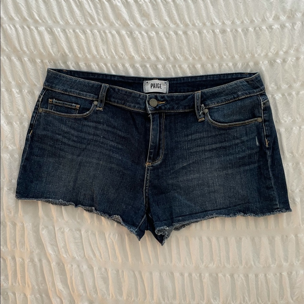 Paige Cut-off Denim Shorts